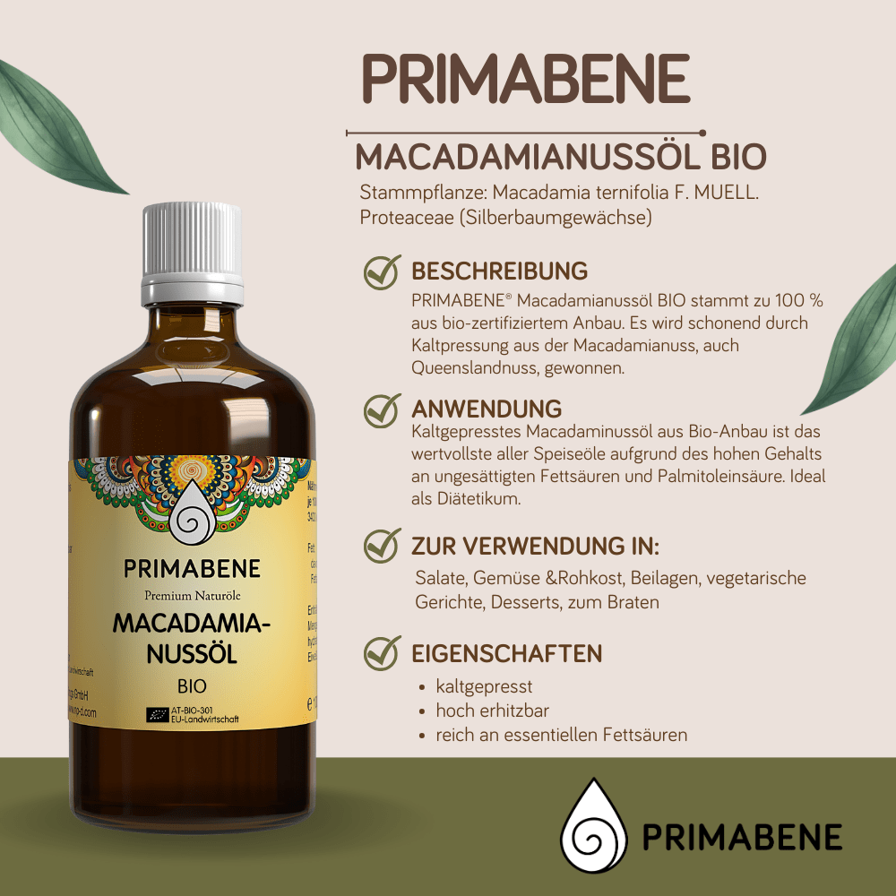 Bild von Macadamianussöl Bio